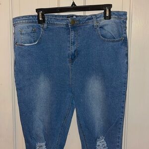 Ripped Denim Jeans